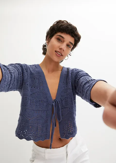 Boléro ajouré, manches 3/4, bonprix