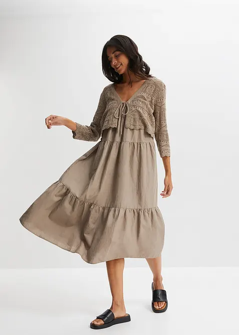 Boléro ajouré, manches 3/4, bonprix