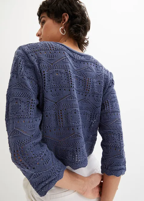 Boléro ajouré, manches 3/4, bonprix