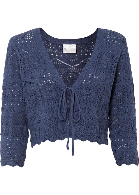 Boléro ajouré, manches 3/4, bonprix