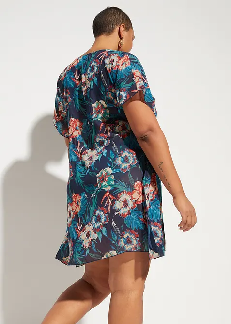 Longue tunique de plage en mousseline légère, bonprix