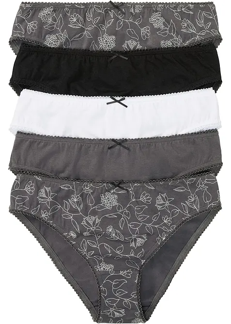Slip mit Bio-Baumwolle (5er Pack), bonprix