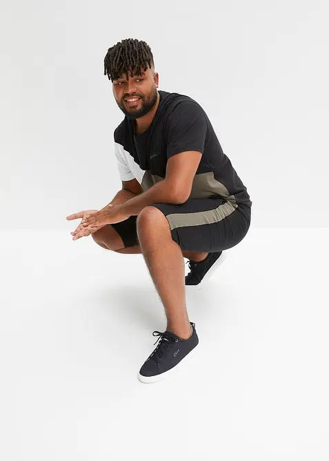 T-Shirt und Sweat-Bermuda aus reiner Baumwolle (2-tlg.Set), bonprix