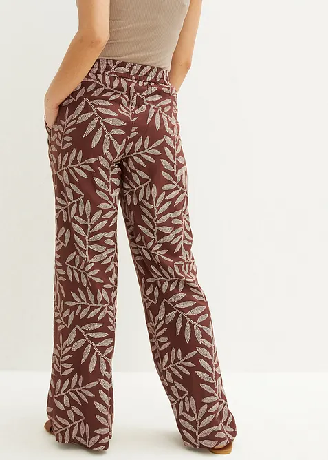 Pantalon palazzo imprimé, bonprix