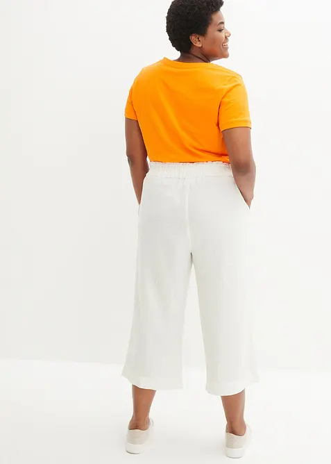 Jupe-culotte en lin, longueur mollet, bonprix