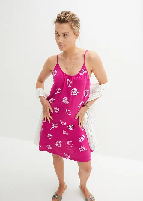 Hänger-Jerseykleid aus Bio-Baumwolle, bonprix