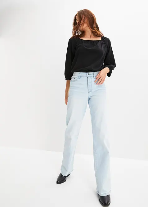 Shirtbluse aus reiner Bio-Baumwolle, bonprix