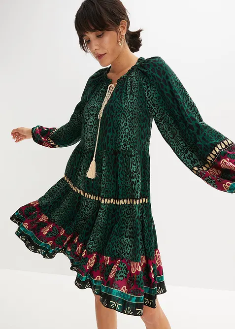 Tunika-Kleid aus fließender Viskose, bonprix