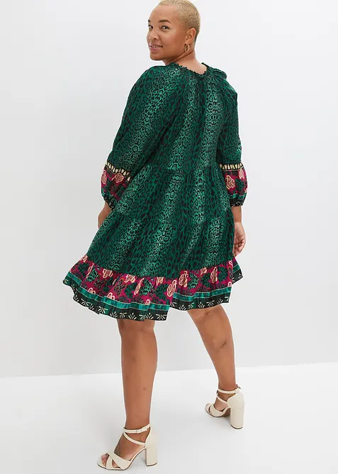 Tunika-Kleid aus fließender Viskose, bonprix