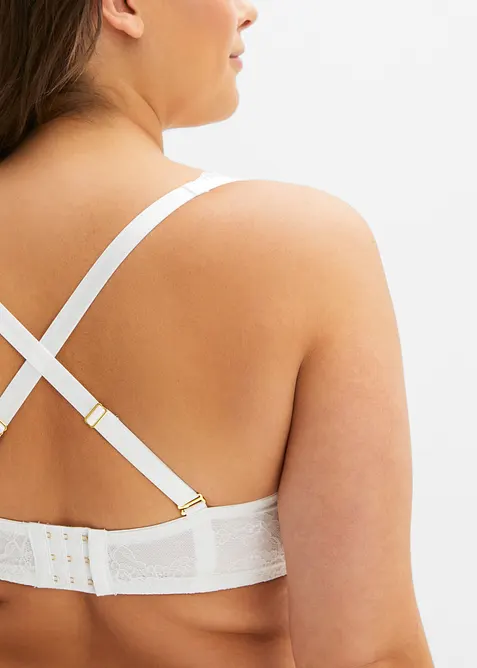 Soutien-gorge balconnet multipositions à armatures avec polyamide recyclé, bonprix