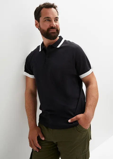 Piqu&eacute;-Poloshirt aus reiner Bio-Baumwolle, bonprix