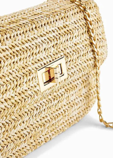 Sac &agrave; bandouli&egrave;re effet paille, bonprix