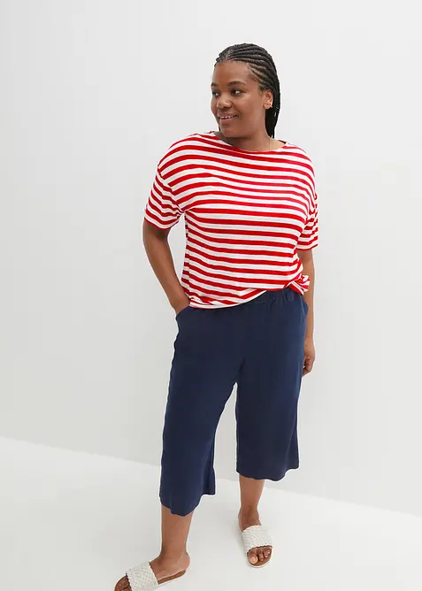 Leinen-Culotte, wadenlang, bonprix
