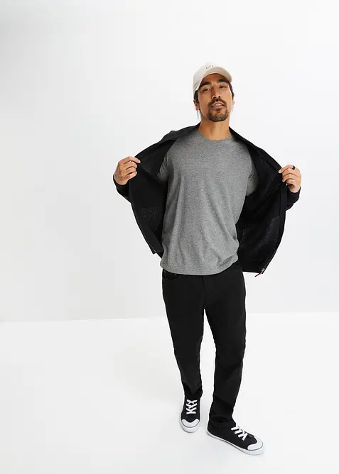 T-Shirt mit V-Ausschnitt (5er Pack), bonprix