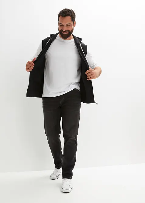 Kapuzen-Sweatweste aus weichem Baumwoll-Mix, bonprix