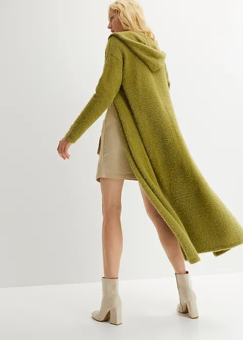 Strickmantel aus weichem Federgarn, bonprix