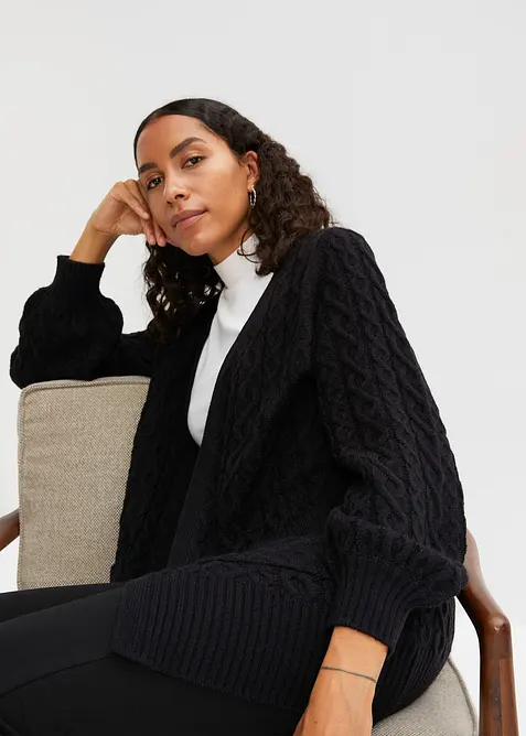 Longstrickjacke, bonprix