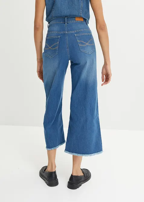 7/8-Komfort-Stretch-Jeans, Wide Fit, bonprix