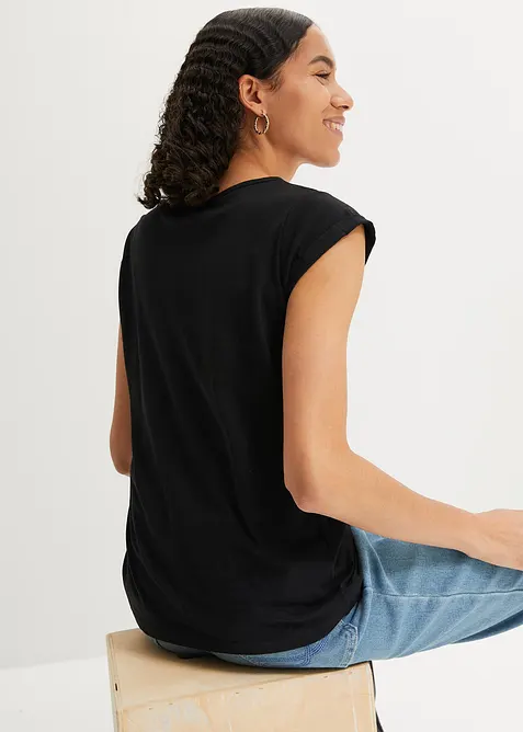 T-Shirt aus reiner Baumwolle, bonprix