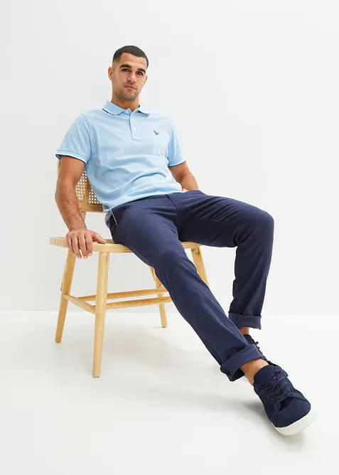 Polo en maille piquée 100% coton, bonprix