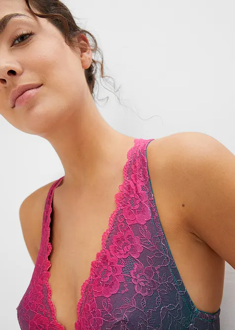 Bustier mit zarter Spitze im Farbverlauf, bonprix