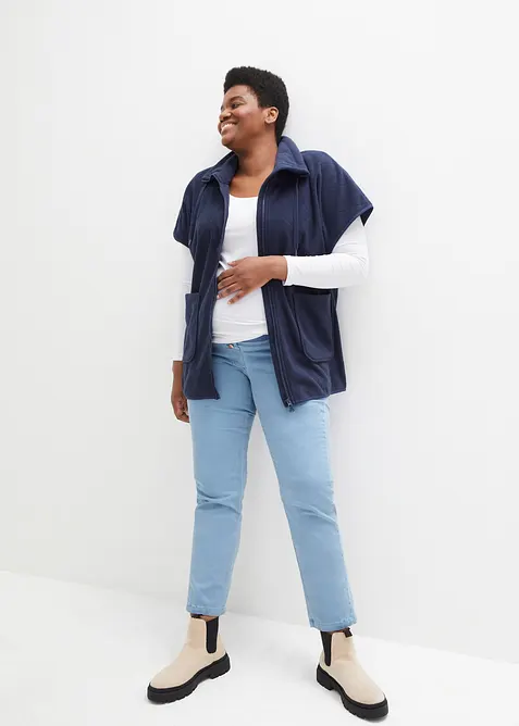 Fleece-Weste aus recyceltem Polyester, bonprix