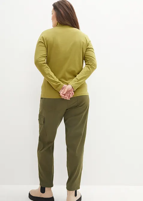 Langarmshirt mit  reiner Bio-Baumwolle, bonprix