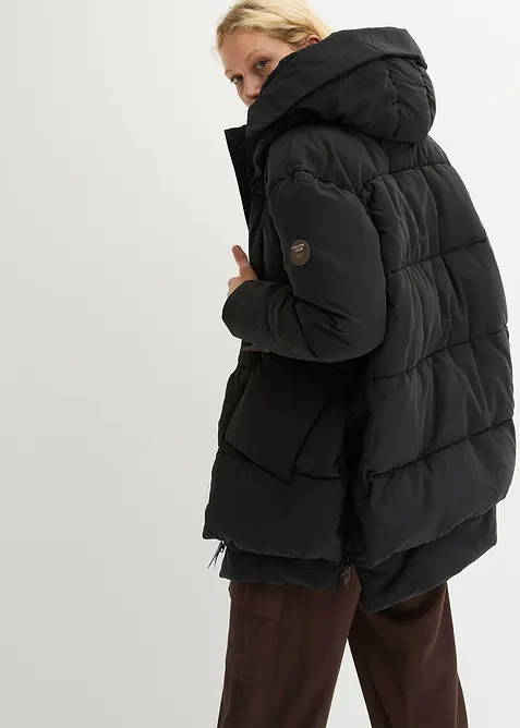 Oversize Winterjacke mit Kapuze, bonprix