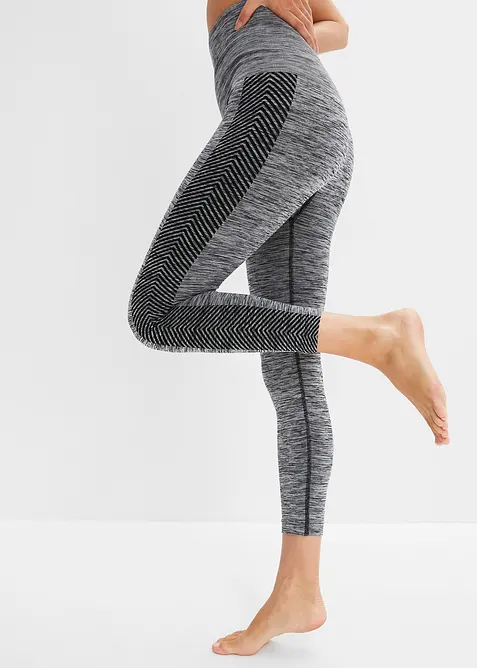 Legging sculptant sans coutures effet ventre plat, maintien fort, bonprix