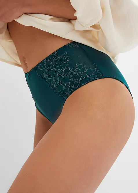 Maxislip mit zarter Spitze (2er Pack), bonprix