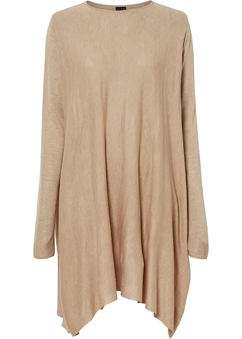 Long-Pullover aus Viskose-Mix, bonprix