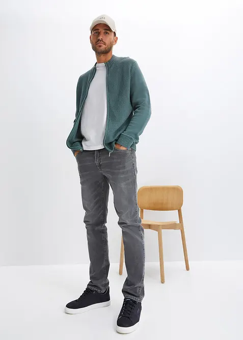 Feinstrickjacke aus reiner Baumwolle, bonprix