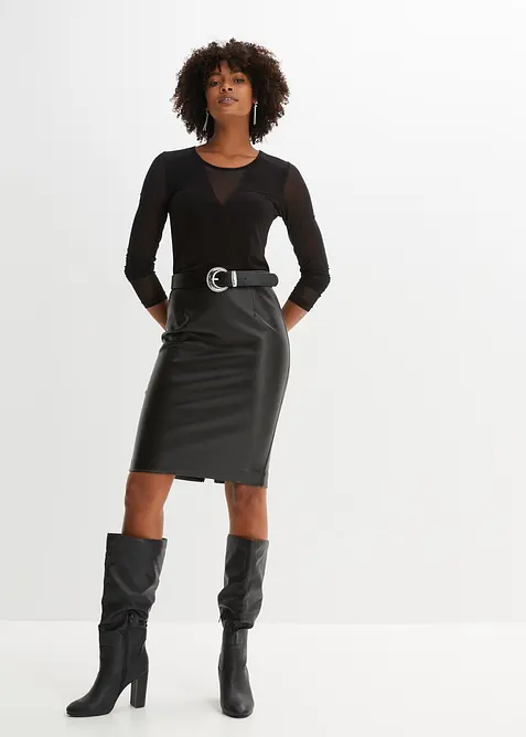 Figurbetontes Langarmshirt, bonprix