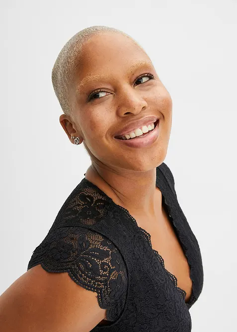 Body aus Samt, bonprix