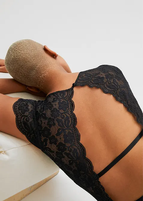 Body aus Samt, bonprix