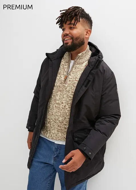 Parka d’hiver imperméable avec duvet véritable, bonprix