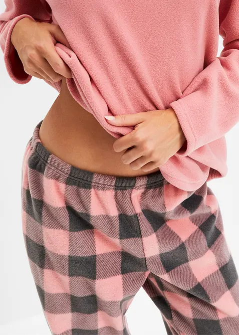 Loungewear Hausanzug aus Fleece, bonprix
