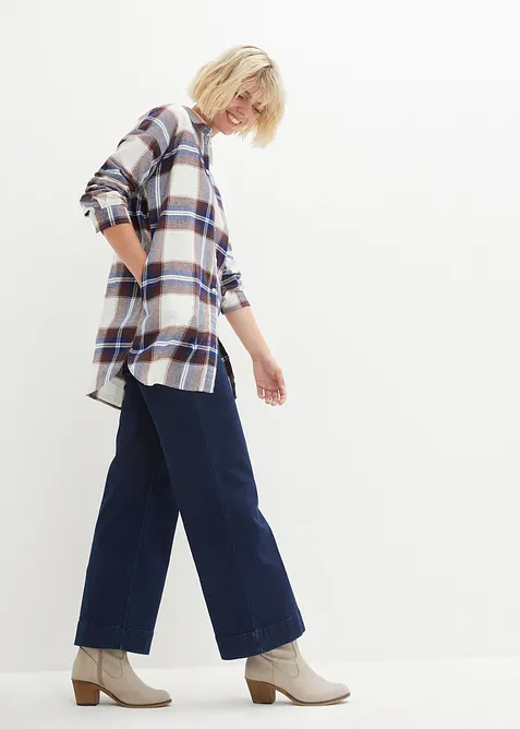 Flanellhemd aus reiner Baumwolle, bonprix