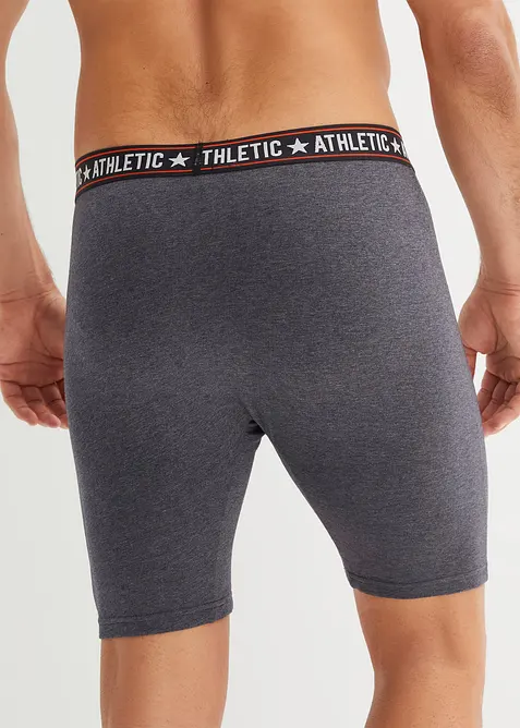 Lange Boxershorts eng mit Baumwolle (2er Pack), bonprix