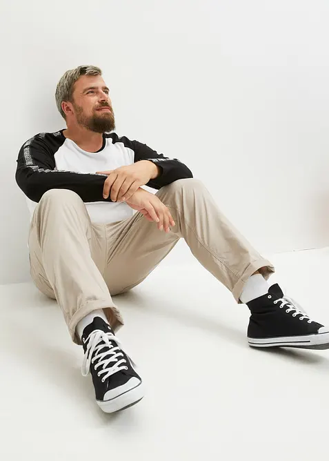 Pantalon jogger droit et extensible, regular, bonprix