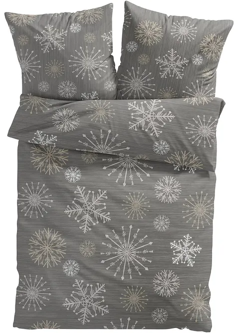 Bettw&auml;sche mit Schneeflocken, bonprix