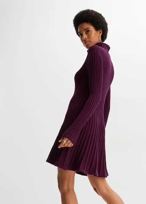 Strickkleid mit Rollkragen, bonprix