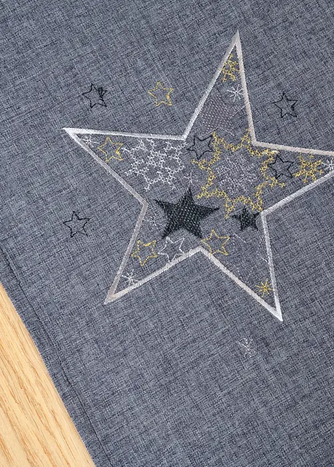 Tischl&auml;ufer mit Sterne Motiven, bonprix