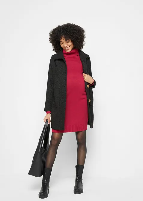 Umstands-Strickkleid mit Rei&szlig;verschluss / Stillkleid, bonprix