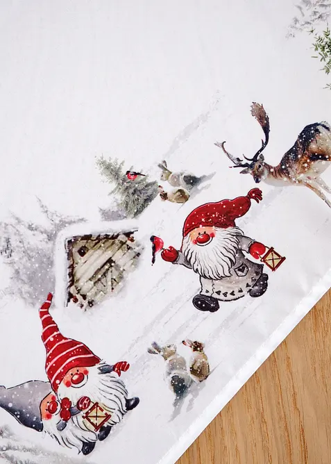 Tischdecke mit Weihnachtsmotiven, bonprix