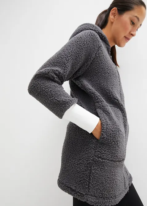 Teddy-Fleece Jacke, bonprix