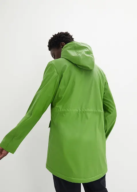 Veste de pluie avec doublure peluche en mati&egrave;re imperm&eacute;able, bonprix