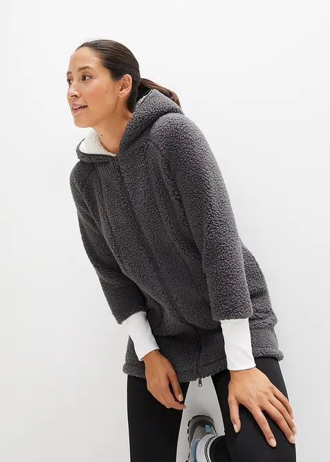 Teddy-Fleece Jacke, bonprix