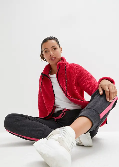 Teddy-Fleece Jacke, bonprix