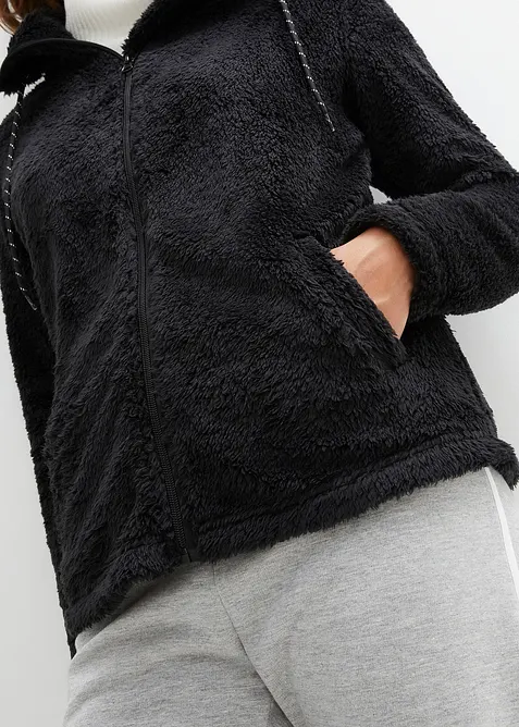 Teddy-Fleece Jacke, bonprix